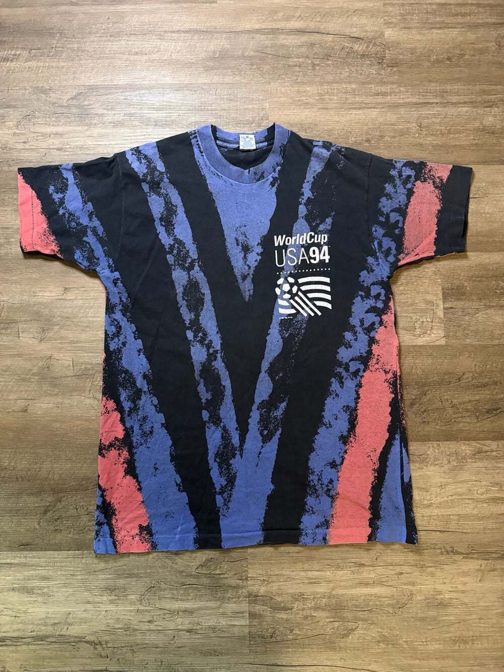 Salem Sportswear World Cup USA 94 T-Shirt Size L Vintage Soccer